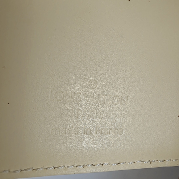 Louis Vuitton Epi Small Card Holder Notebook Cover Soft Yellow Beige Snap - Picture 13 of 14